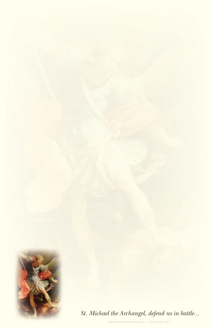 SEPTEMBER 29th: St. Michael the Archangel Stationery***BUYONEGETONEFREE***