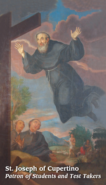 St Joseph Of Cupertino Prayer Card Patron Of Test Takers